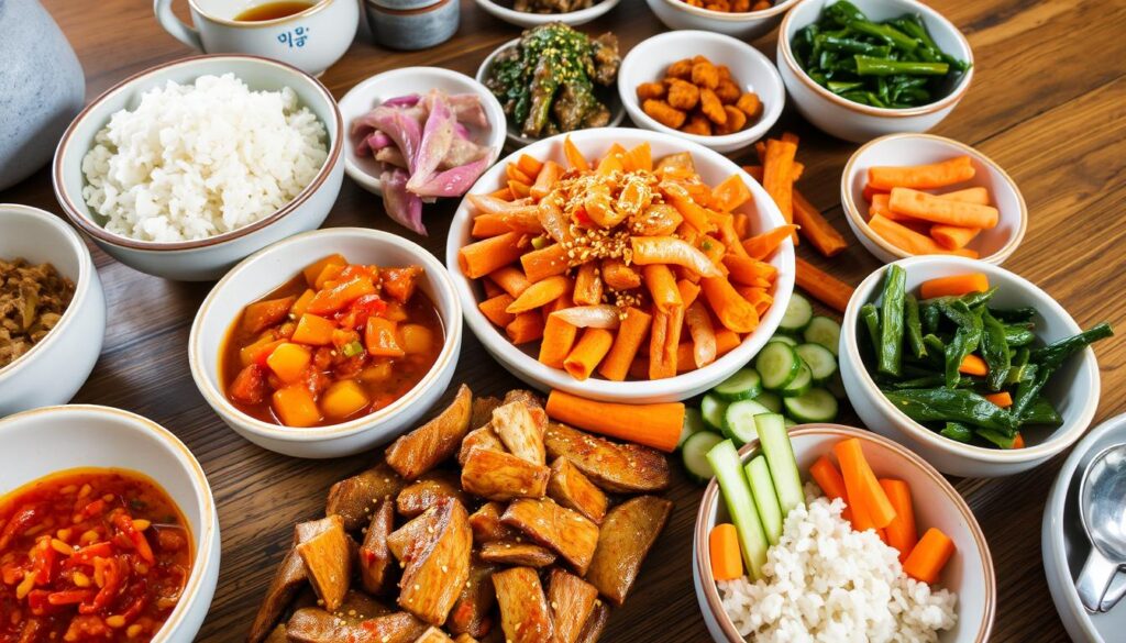 Bulgogi Side Dishes and Vegetables