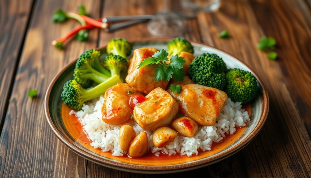 Chicken Rice Broccoli Dish