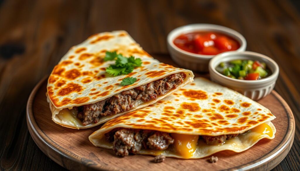 Classic steak quesadilla