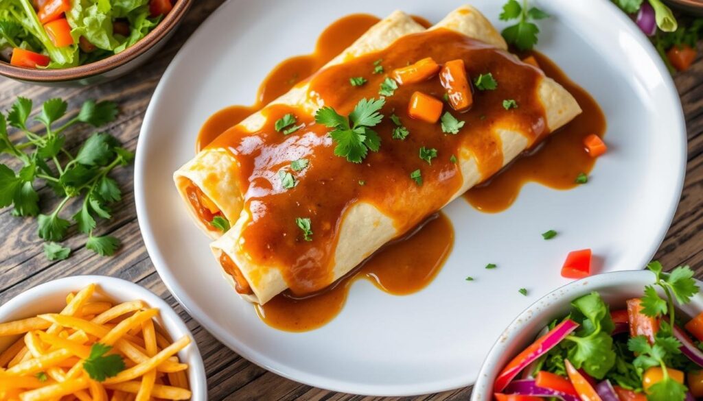 Healthy Enchiladas with Gravy