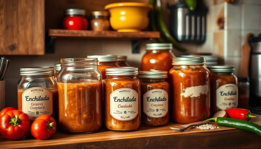 Homemade Enchilada Gravy Storage