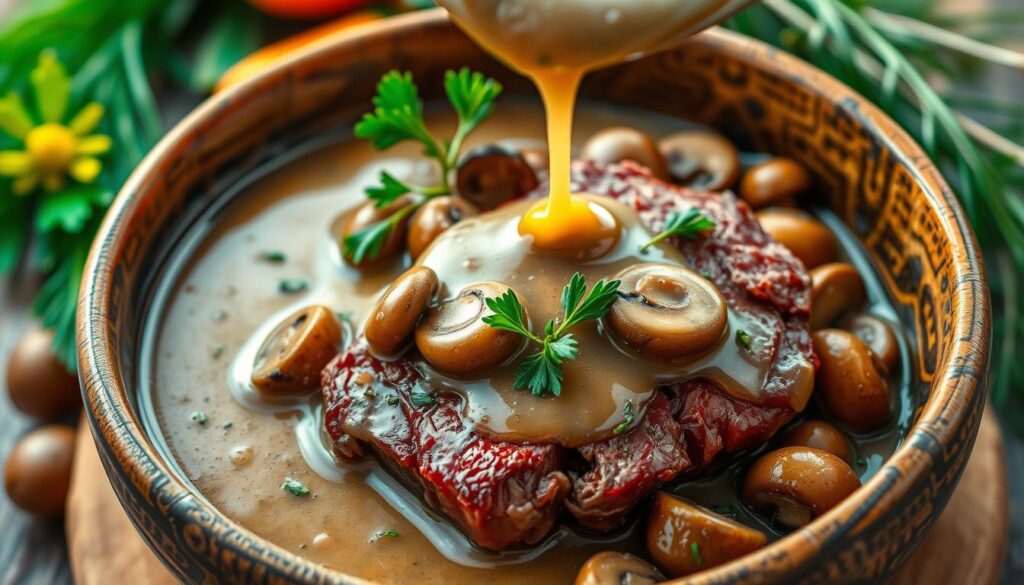 Mushroom gravy