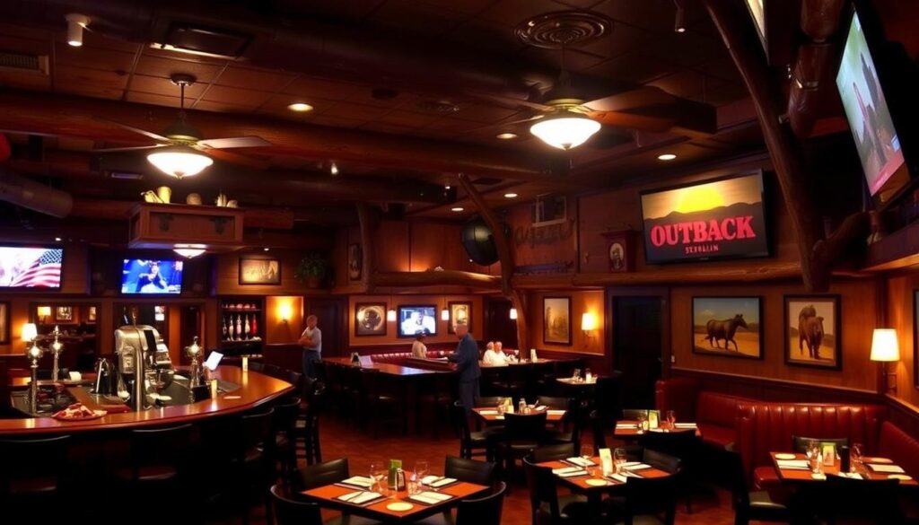 Outback Steakhouse atmosphere