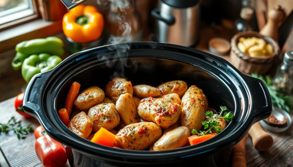 Slow Cooker Chicken Tenderloins