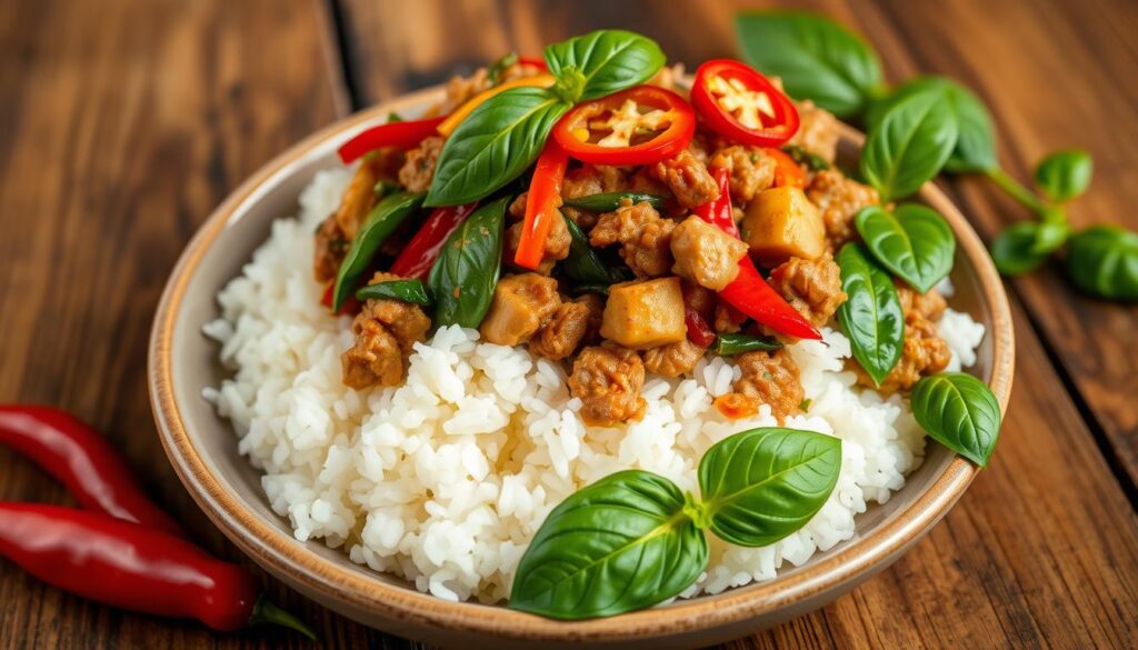 Thai basil chicken