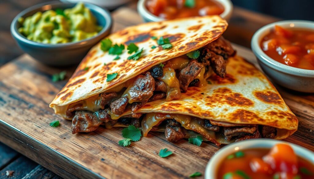 beef steak quesadilla