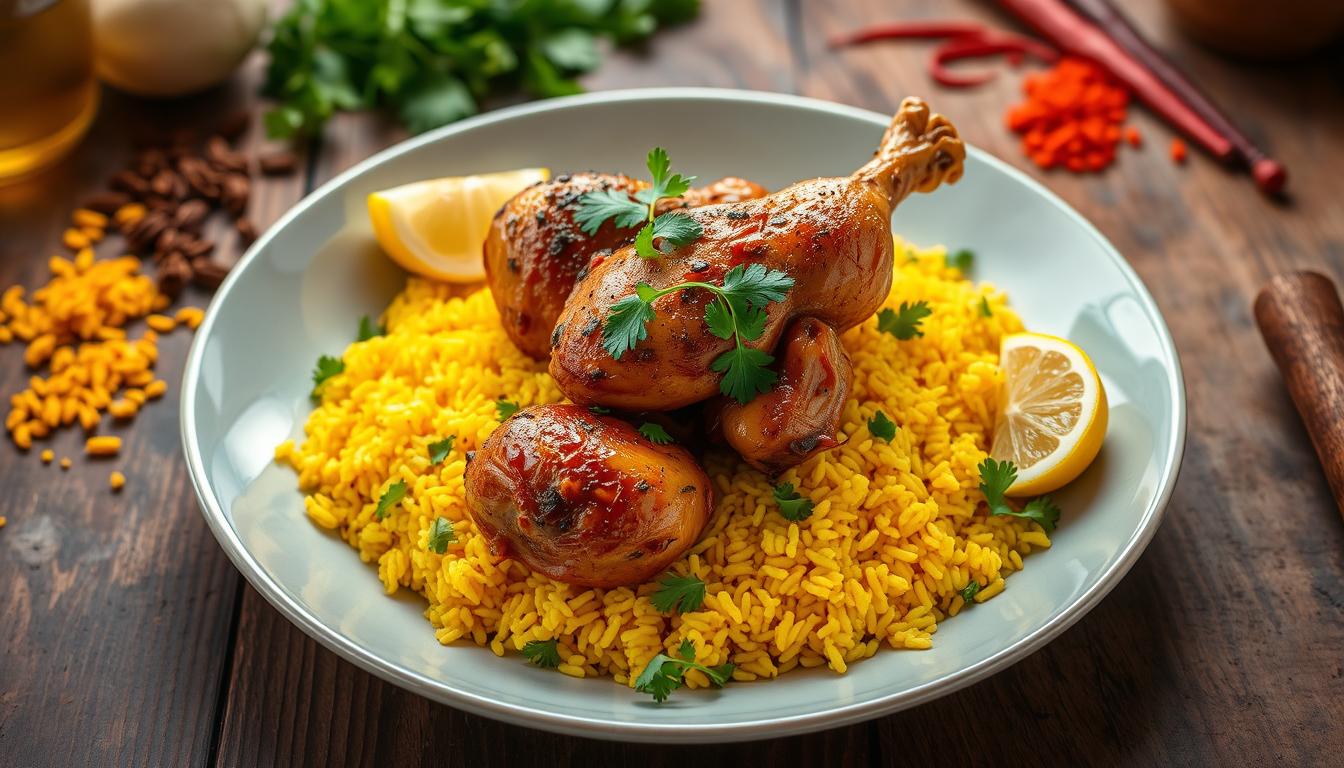 chicken and yellow rice recipe