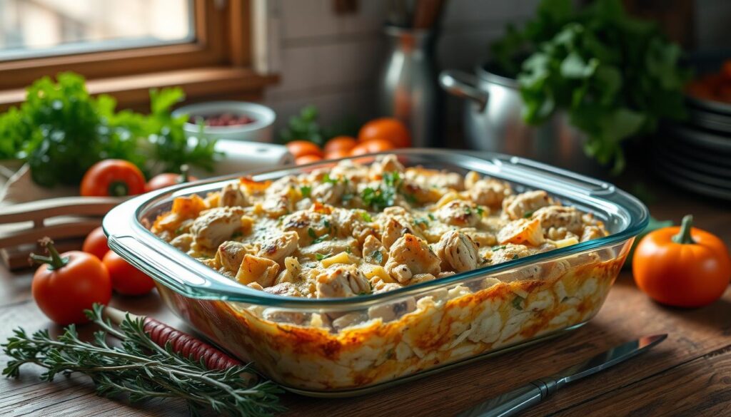 chicken dressing casserole leftovers