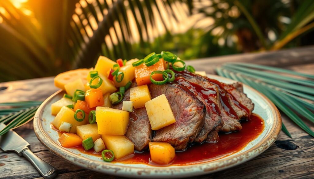 chop steak with mushroom gravy