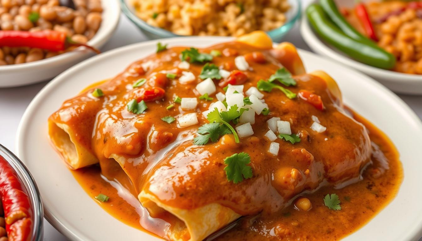 enchiladas with gravy