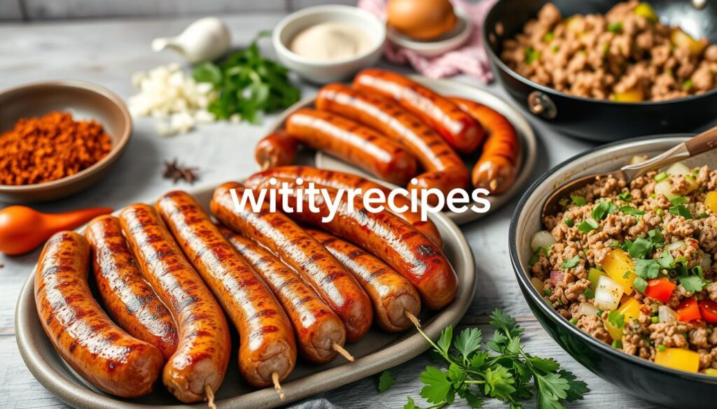 ground beef sausage recipes