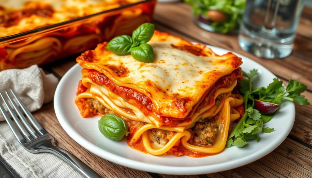 ground chicken lasagna