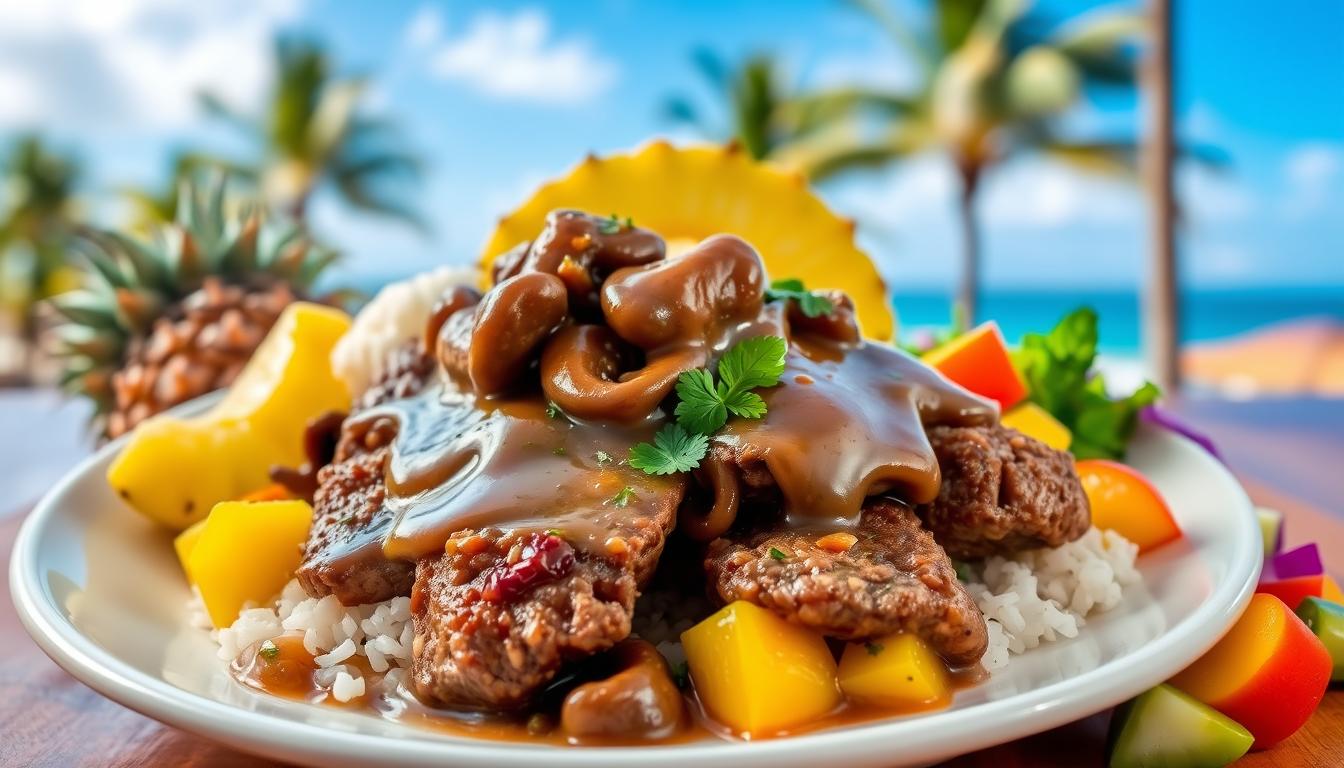 hawaiian chopped steak recipe