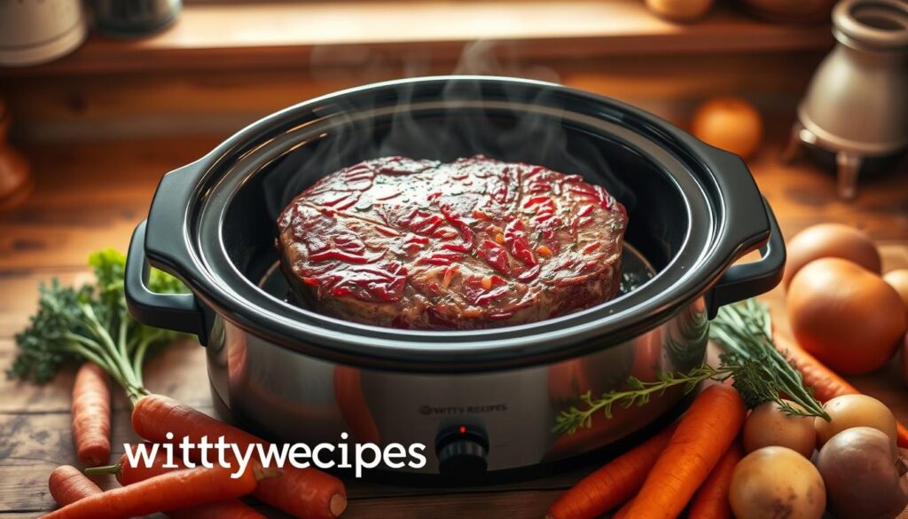 round steak crock pot