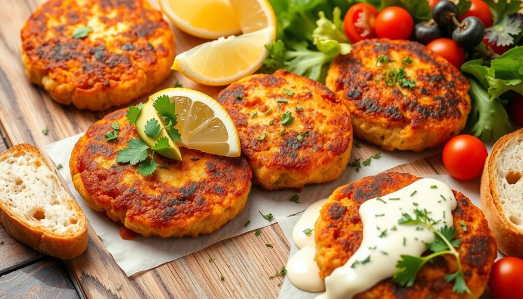 salmon patty variations