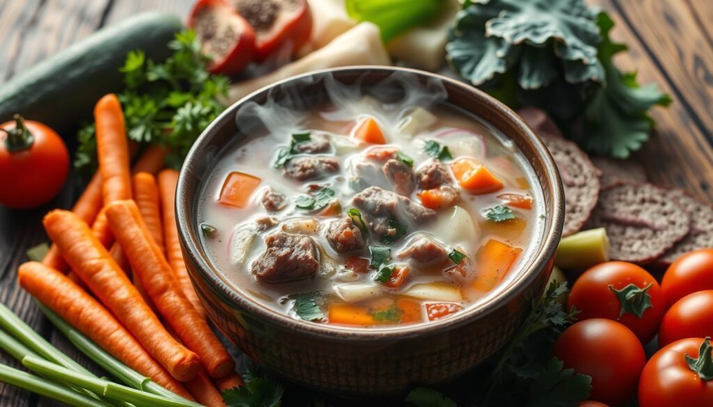 Nutritional benefits of vegetable and beef soup