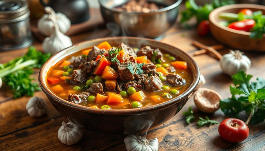 beef and vegetable soup