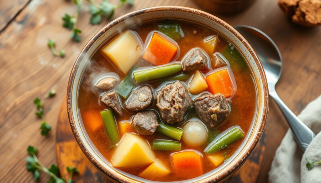 easy vegetable and beef soup