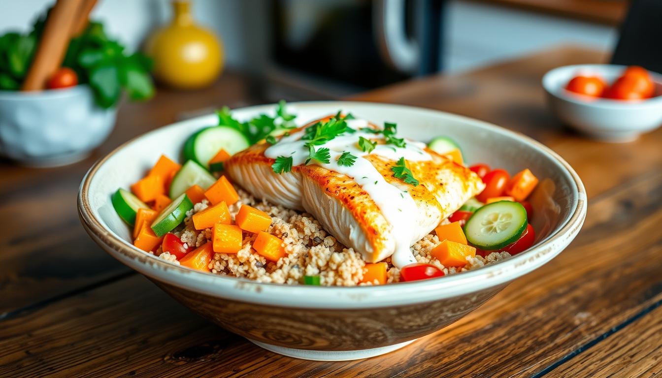 salmon bowl