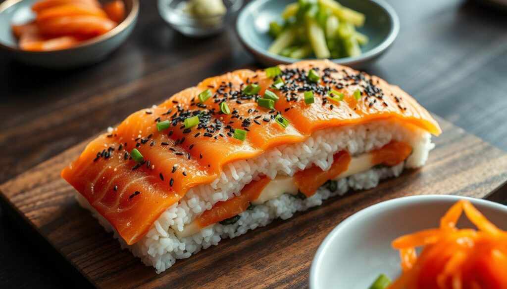 sushi salmon bake