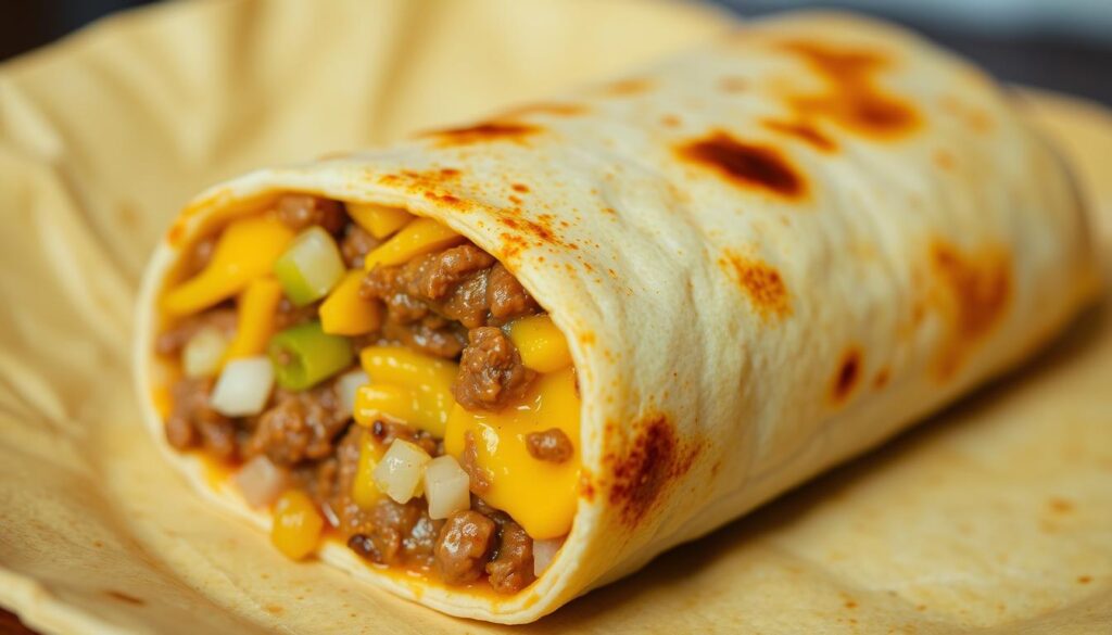 Beef and Cheese Burrito