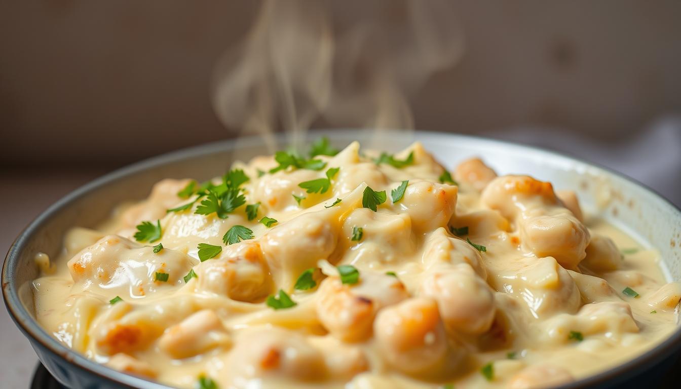 Chicken Alfredo Casserole