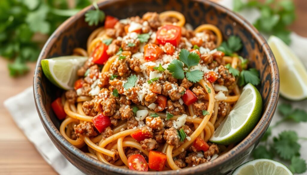 Mexican pasta dish